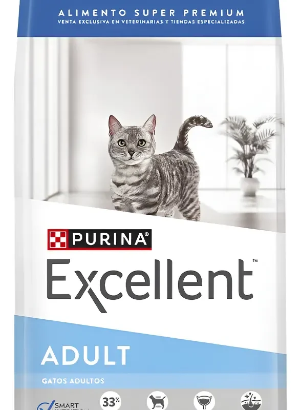 Purina Excellent Adult para Gato Adulto Pollo/Carne/Arroz de 7.5kg (copia)